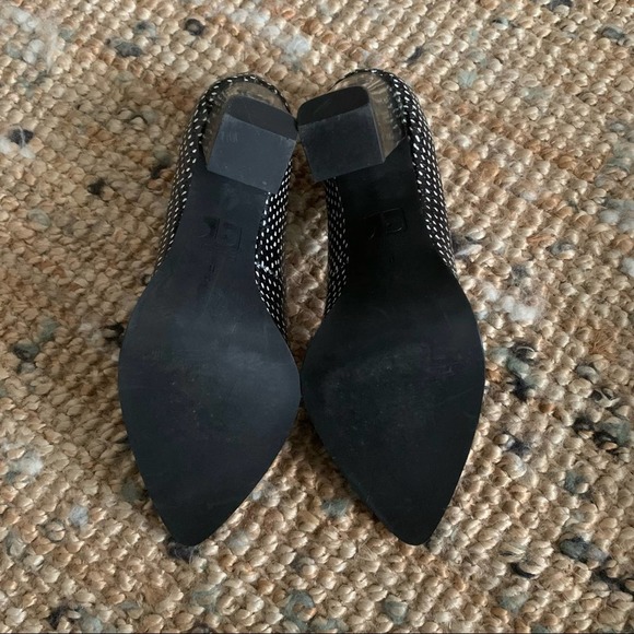 Joe’s Jeans Black and White Leather Pumps-8 - Picture 8 of 10
